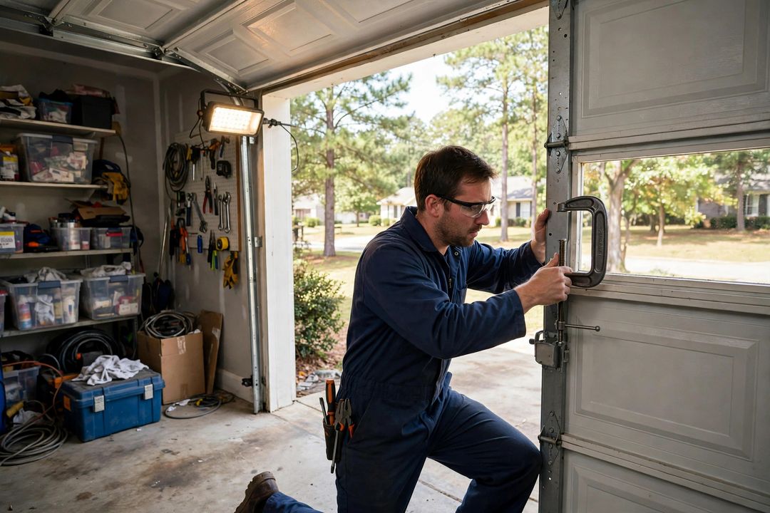 Technician at work — Emergency repair